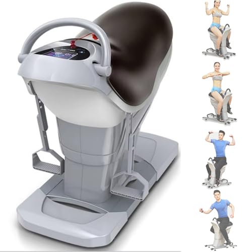 Máquina eléctrica de equitación para interior, equipo de fitness para pérdida de grasa, 3 modos inteligentes, 20 ajustes de velocidad y pantalla LCD miniatura 1
