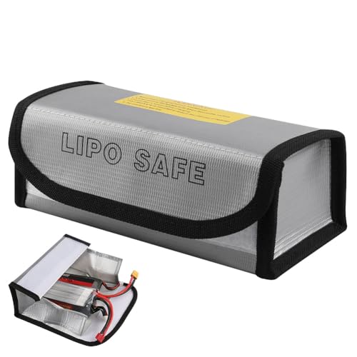 Tradecom���|�K�[�h �o�b�e���[�ω΃o�b�O LIPO GUARD ���`�E���|���}�[�o�b�e���[�[�d �ۊ� �g�їp�ɍœK �h���[�� RC�J�[ �΍Жh�~ �ϔM���[�P�[�X ���S�΍��K�{ �΍Жh�~ ���̖h�~ �Z�[�t�e�B�[�o�b�O �h���o�b�O ���|�o�b�e���[ �ω�