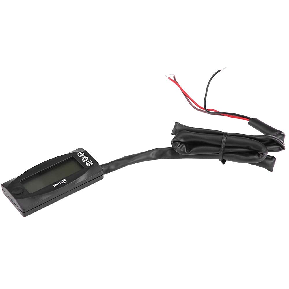 Qiilu Waterproof 12V LED Display Motorcycle Air Temperature