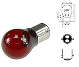 BAY15D BOMBILLA 12V 21/5W BAY15D ROJO PARPADEO COCHE MOTOCICLETA BOMBILLAS EXTERIORES INDICATORES LUZ DE FRENO STOP INTERMITENTE Posición LAMPARA