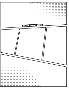 Paperback Blank Comic Book: Blank Drawing Comic Book For My 10 Year Old Book