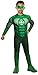 Green Lantern Child's Deluxe Hal Jordan Costume With Light Up Logo - One Color - Large