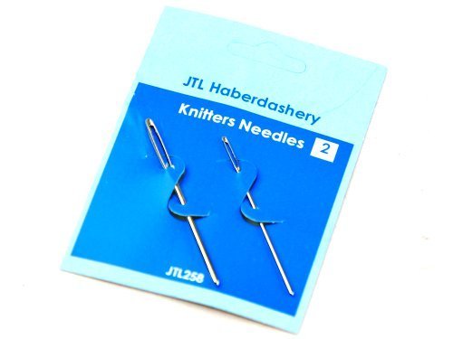JTL Haberdashery Knitters Sewing Needles (2pk) by Minerva Crafts