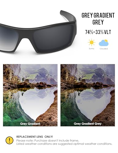 Image of BLAZERBUCK Anti-salt Polarized Replacement Lenses for Oakley Gascan OO9014 Sunglass