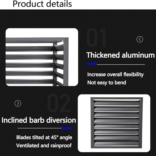 Cerca de equipo de piscina en aluminio y soporte estructural para plantas 4