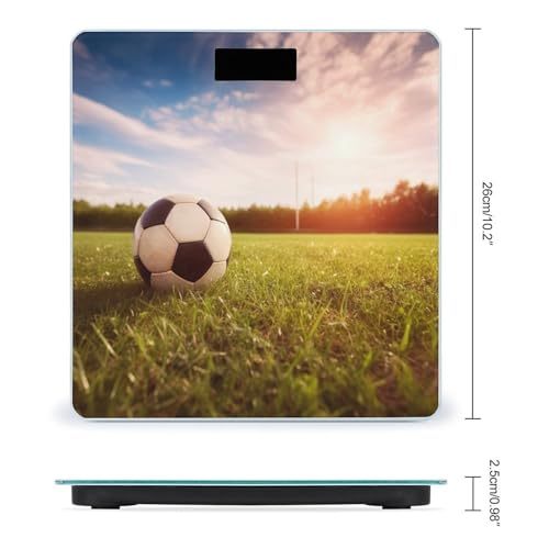 Báscula Digital de Baño con Diseño Balón de Fútbol miniatura 2