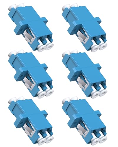 Connecteur OS2 OS1 LC-LC duplex monomode lot 6 adaptateurs fibre optique SM