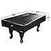 7'/8'/9' Heavy Duty Leatherette Billiard Pool Table Cover (Several Colors Available) (Black - 7ft)