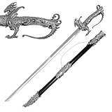 Saint George Dragon Saber - Intricately Designed Dragon Sword, Exquisite Fantasy Knight Collections for Collectors