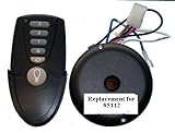 85112-04 Hunter Fan Ceiling Fan Replacement Remote and Receiver Set.
