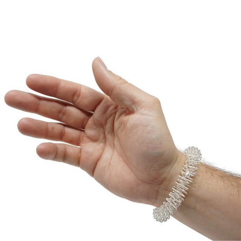 ATC Hand-Massagering für Hand und Handgelenk – Entspannungsring aus Federstahl – Silber oder Gold (1er oder 5er Set)