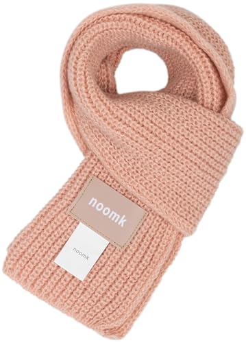 INOGIH Kids Winter Soft Warmer Knit Scarf Fashion Solid Color Toddler Baby Scarves Neck Warmer for Boys Girls