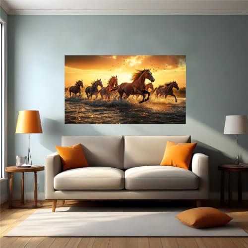 Calcomanías de pared animales para tapar imperfecciones vinilo de caballos autoadhesivo 2