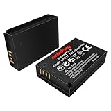 LP-E17 Akku für Canon 2er-Pack 1250mAh - Wiederaufladbarer für Canon EOS 250D, R100, R50, R8, R10 Kamera