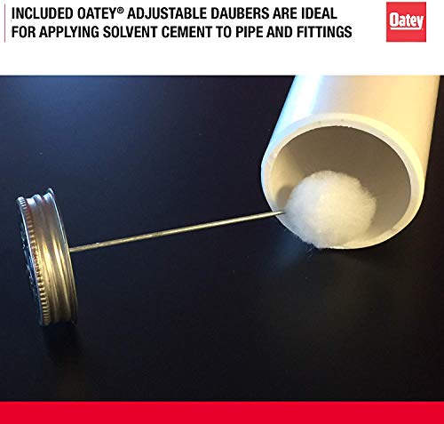 Oatey 30250 4 Oz All Purpose 4Oz Ap Cement Weld Kit, Clear #TOP5