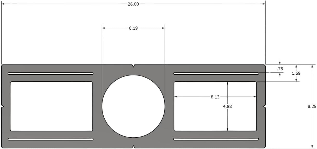 72 Pack Bulk New Construction Mounting Plate Round Hole 6" Galvanized Flat Steel Rough-in Fixture Bracket for LED recessed