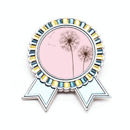 Broche fleur de pissenlit en métal taille M pour accessoiriser vos vêtements