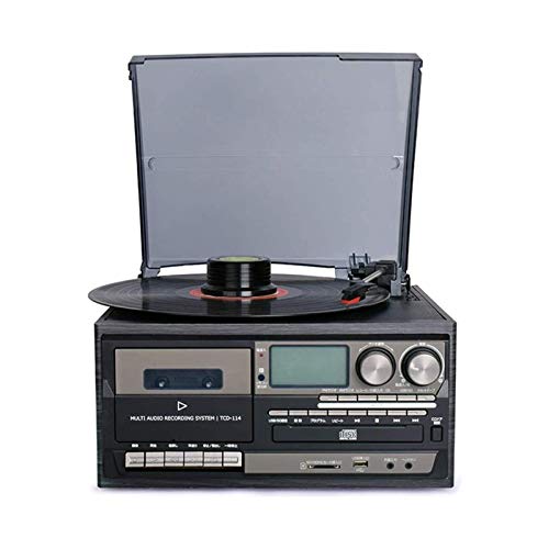 WSMLA Turntable phonographes Président Joueur 3 Vitesse Bois Rétro phonographe, Soutien à la Fonction Bluetooth - Les Beatles, Paul McCartney, John Lennon, RIngo Starr, George Harrison WSMLA Turntable phonographes Président Joueur 3 Vitesse Bois Rétro phonographe, Soutien à la Fonction Bluetooth