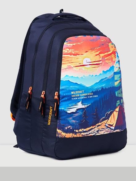 Image of Wildcraft Stylish Polyester Unisex Backpack | Atlas 40 Durable & Lightweight backpack for Men & Women | Backpack for Office, Gym, Travel - 40 Litre,