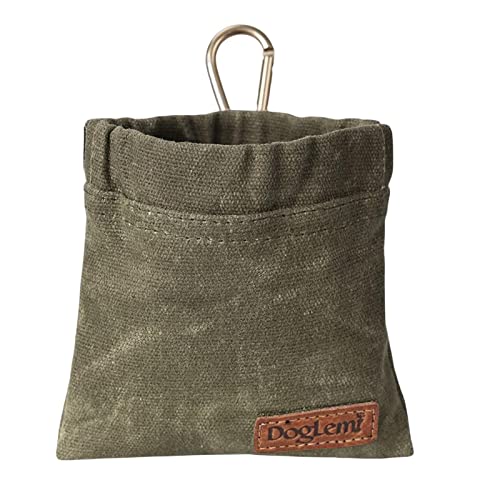 Bolsa de guloseimas para cães - Sacos de guloseimas com mosquetão,Bolsa elástica retrátil para anima