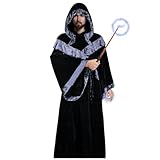 🧙‍♂Größe: Die priester outfit zauberer Erhältlich in den Größen S, M, L. Bitte wählen sie die größe entsprechend unserem größentabelle. Ob sie knielang oder bodenlang möchten, sie können zwischen unserer größe wählen. Geeignet für männer und frauen.