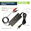 ExpertPower Battery & Charger Bundle - 12V 2A Charger / 12V 5Ah Battery Lithium LiFePO4