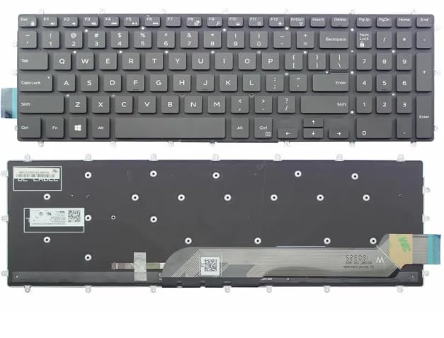 ASICTRON Replacement Keyboard for Dell Inspiron 3579 3583 3779 5565 ...