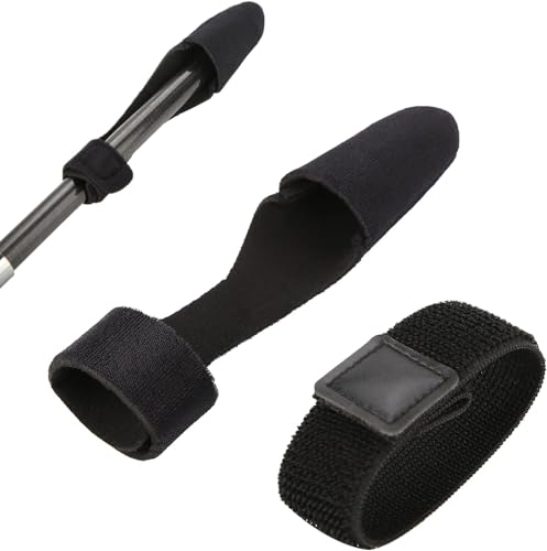 PAIKIUU 2PCS Fishing Rod Strap Sleeve Black - Image 2