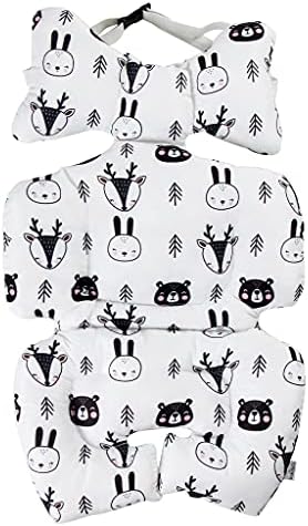 KAKIBLIN Baby Stroller Cushion, Soft Head and Neck Support Car Seat Insert Pillow for Stroller, Car Seat, Pram, Pushchair,Baby Carrier for Over 1 Years (Star)