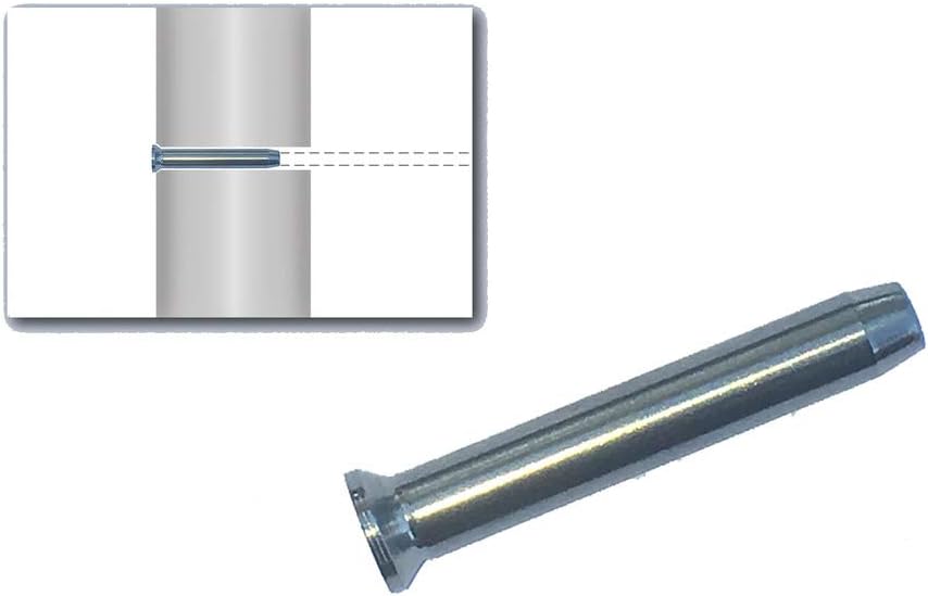 Stainless Steel Hand-Crimp Stemball Swages for 1/8" Cable Railing with Stainless Steel Flat Washers (Classic Style, Good for Both Wood and Metal Posts) - Lot of 250