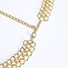 Zaldita Fashion Scale Mail Shoulder Chains Chainmail Single Shoulder Armor Dragon Scale Jewelry Gold One Size
