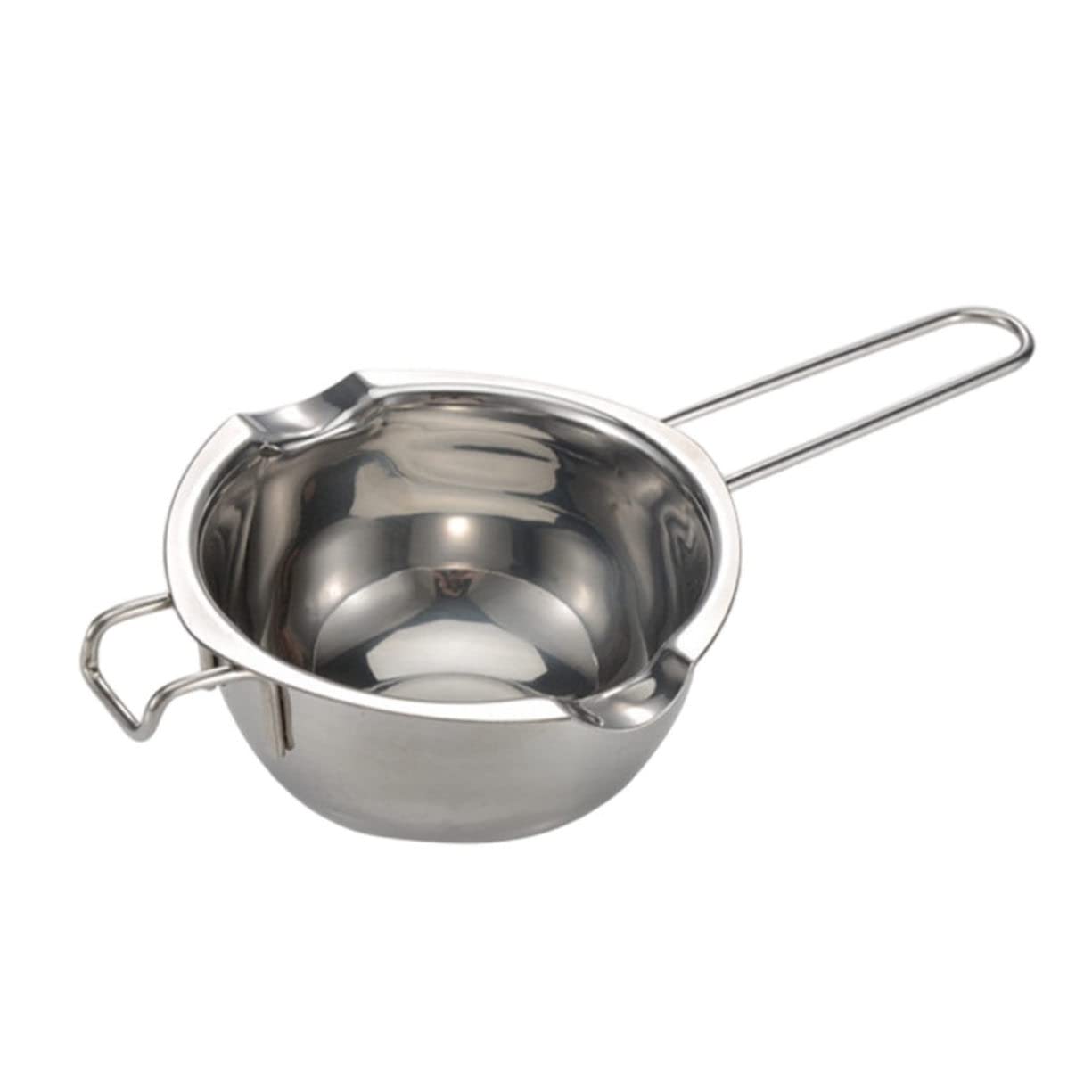 Cabilock Candy Melting Pot Double Boiler with Small Bowl Stainless Steel Holder Butter Cheese Heating Pot Baking Accessory