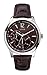 GUESS Men's U95152G2 Contemporary Brown Leather Dress Watch
