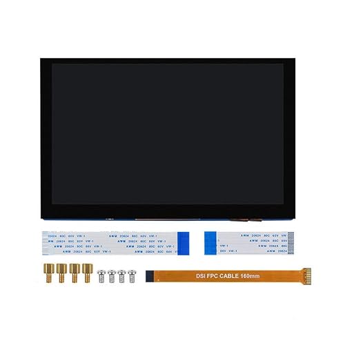 VIDOO 5 DSI Ekran Dotykowy IPS Wyświetlacz 800 * 480 LCD Kabel MIPI CSI Standardowy Monitor Pojemnościowy dla RPI 5 Pi5-4.3 Cale