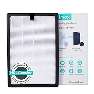 HIMOX Air Purifier for Home Large Room with Medical Grade Filtration H13 True HEPA Filter (99.97%), Air Cleaner HIMOX-H04 Replaceable Filter