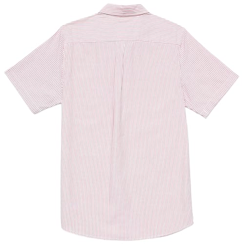 Image of Dubinik Mens Short Sleeve Button Down Shirts Soft Breathable Summer Vintage Regular Fit Lightweight Men's Casual Shirt