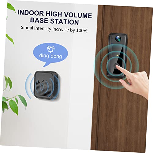 UKCOCO 5 Unidades campainha câmera sem fio câmera wi-fi visão noturna vídeo Wifi plástico