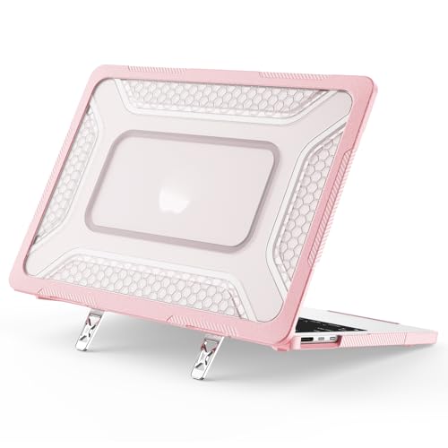 Protection MacBook Air 13 M5 M4 M3 rose coque rigide antichoc pour le bureau et voyage