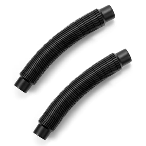 1.25" Diameter Rain Barrel Connector Hose Connect Downspout Diverter to Rainwater Barrel or Link 2 Rain Water Barrels to Store More Water for Home Garden Outdoor Chores - 2PCS