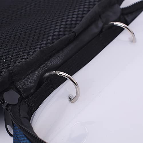 Bolsa organizadora para señuelos de pesca Raprance bolsa de nylon color azul 10 x 8.5 x 2 pulgadas miniatura 5