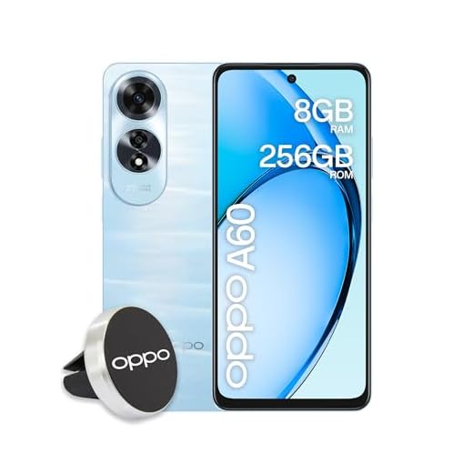 OPPO A60 Smartphone, AI Doppia Fotocamera 50+2MP, Selfie 8MP, Display 6.67” 90HZ LCD HD+, 5000mAh, RAM 8(Esp4GB/6GB/8GB)+ROM 256GB (esp1TB), IP65, Supporto Auto [Versione Italia], Ripple Blue
