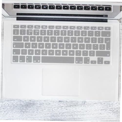 Protector antipolvo de teclado de acrílico resistente y transparente de 17,3" 4