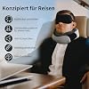 Oreiller Voyage Nomadike Nomarest – Coussin Cou Ergonomique Gris – Soutien Confortable Avion Train Voiture – Léger Respirant