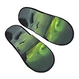 Zapatillas Estar Por Casa Montañas Nocturnas Hombre Y Mujer Pantuflas De...