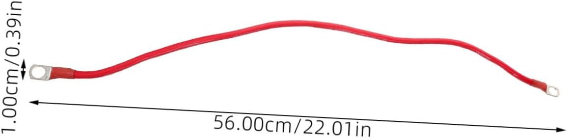 GLEAVI Marine Battery Power Inverter Cable Positive Battery Cable Wire 16 Square 0.5m Diy Efficient Power Supply