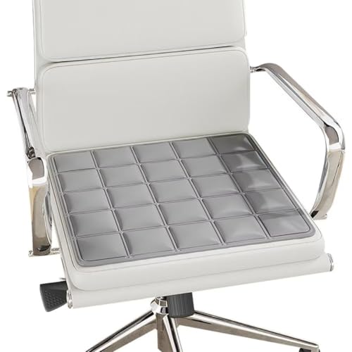 冷却マット 冷感ジェルマット ひんやりマット 冷却パッド ゲル車用 シートクッション 熱中症 暑さ対策 冷感 夏用 車載用クッション 冷感クッション 防水 抗菌 防力ビ 40x40cm (50X50cm,グレー)