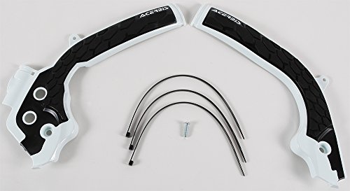 Acerbis 2449531035 Frame Guards, White/Black, One Size #TOP9