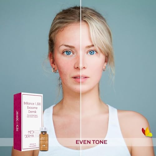 Brilliance Glow | Cosmetic Facial Hydration & Skin Brightening Care | 5 Vials x 10ml | Exosome-Inspired Formula | External Use Only | Lyophilized Cosmetic Powder - Image 2