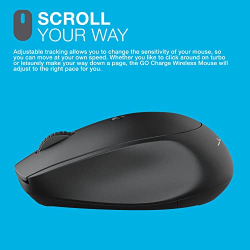 Jlab Go Wireless Mouse | Connect Via Bluetooth Or Usb Wireless Dongle | Multi-Device Toggle | Portable, Ultra-Compact And Lightweight For Work On The Go | Adjustable Tracking | Ergonomic #TOP4