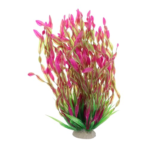 MOBUTOFU Plantas Acuáticas Realistas para Peceras Decoración De Plástico De Marinas